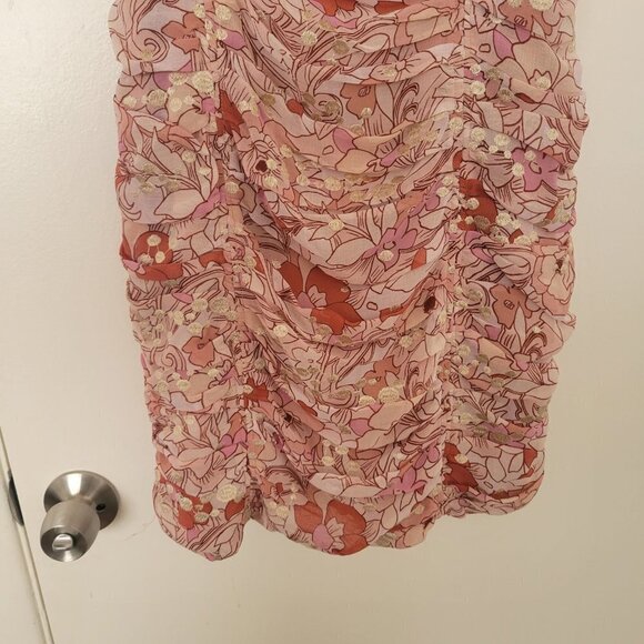 NEW BTFL-Life Women's Large Terra Cotta Ruched Mini Dress Large - Picture 15 of 15